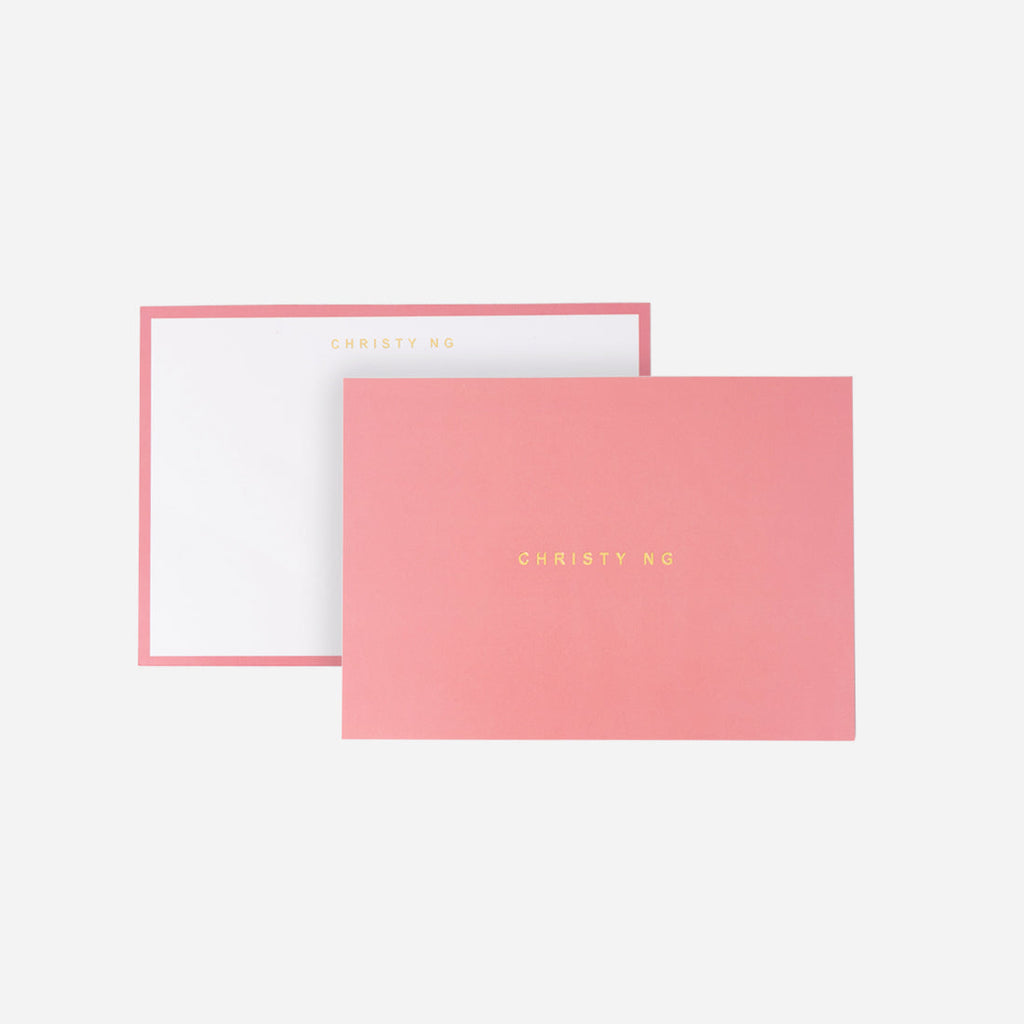Christy Ng Premium Monogram Greeting Card
