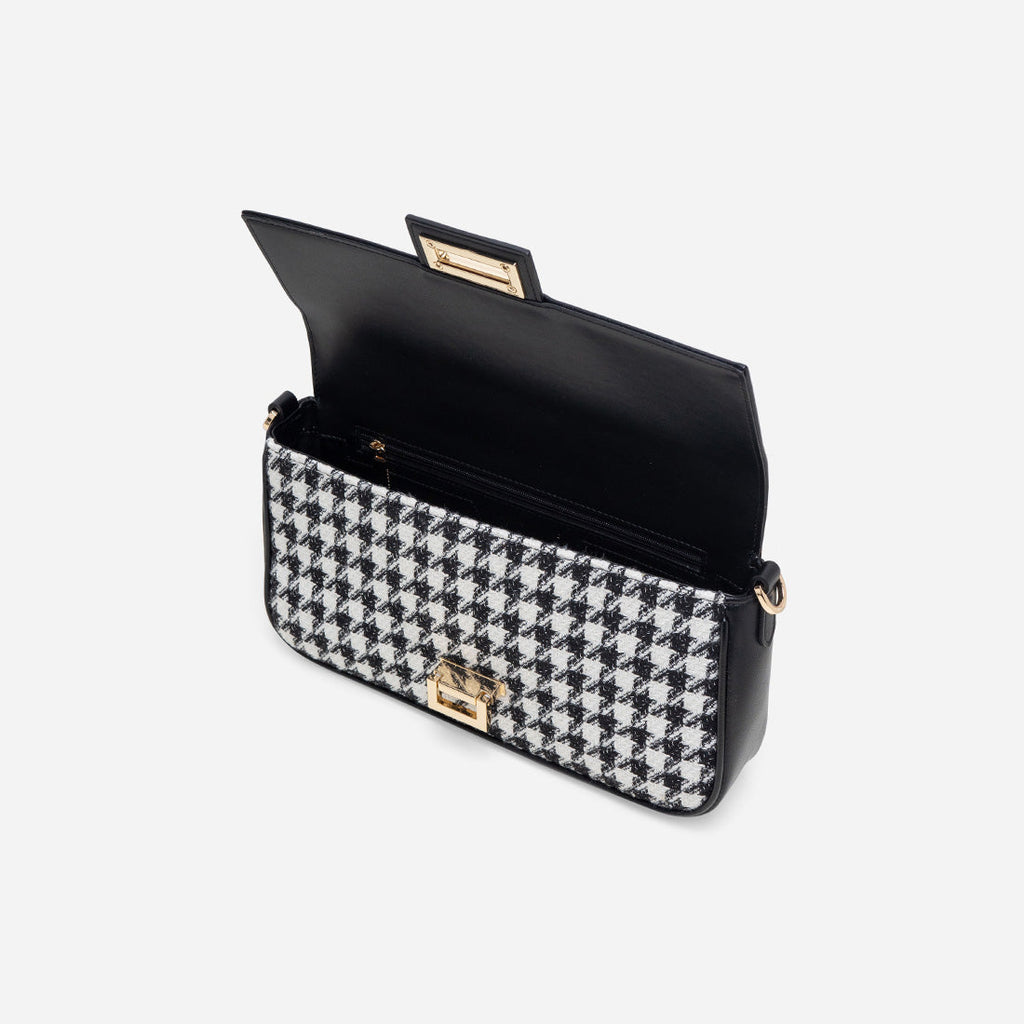 Houndstooth Black